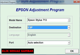 Resetter Printer Epson T13 Windows 7