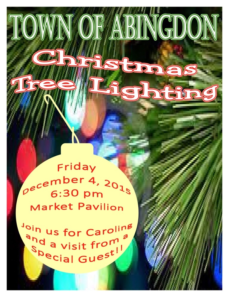 Town of Abingdon, Virginia Town of Abingdon Christmas Tree Lighting on 12415