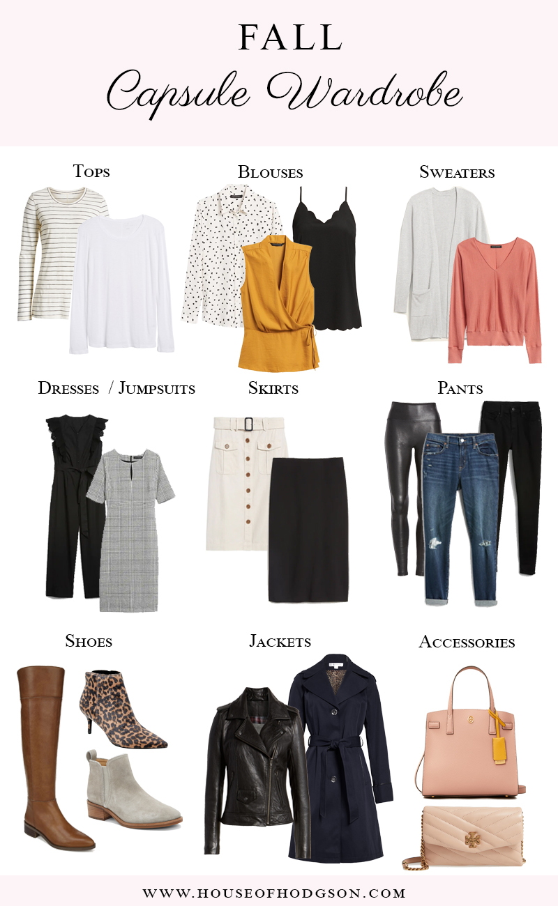 House of Hodgson Capsule Wardrobe Fall 2020
