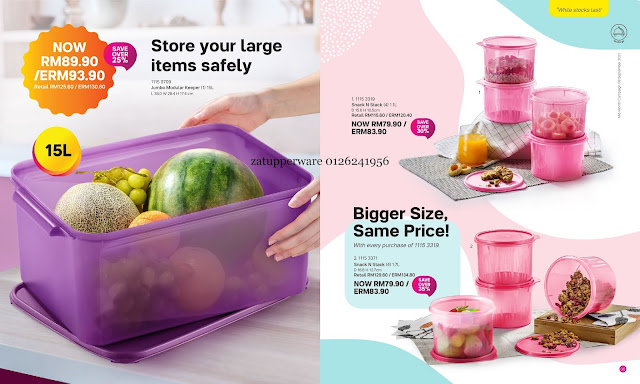 Tupperware Leaflet 15th - 30th September 2021