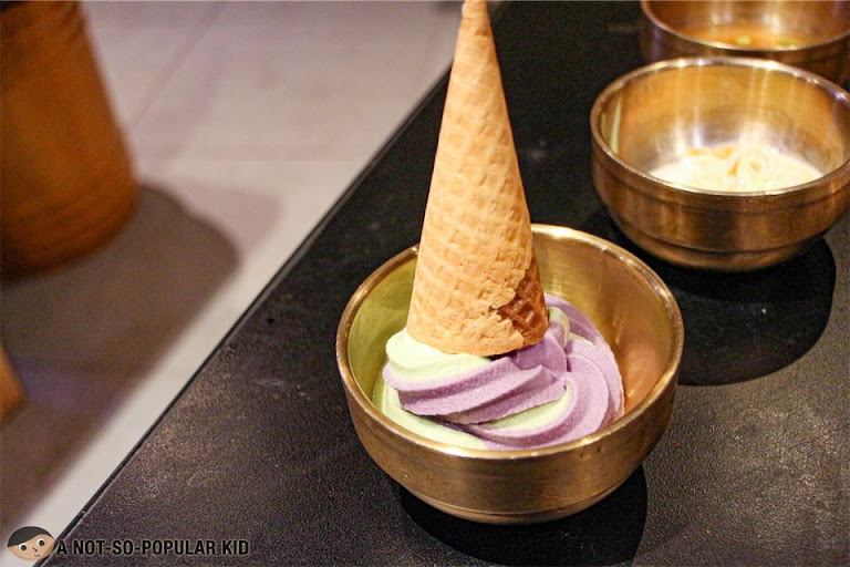Free soft-serve ice cream in Yoshimeatsu Unli Samgyupsal