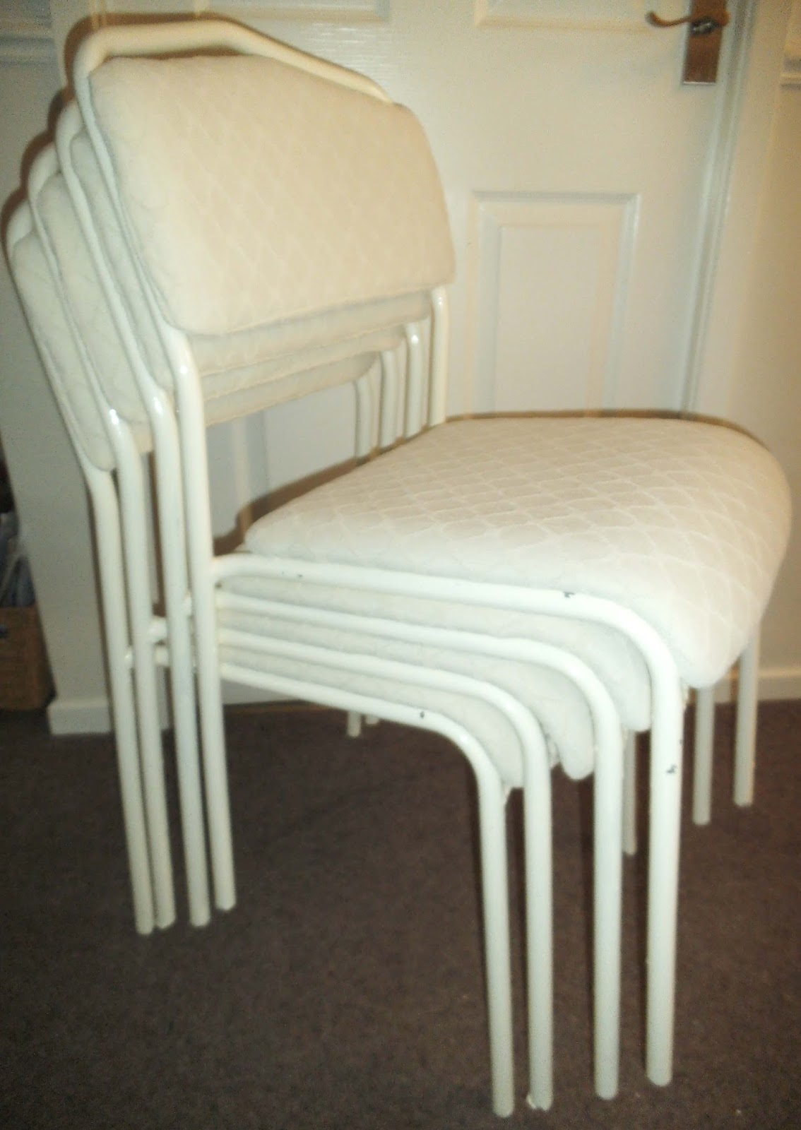Sew Ruthie Style Recovered dining chairs project