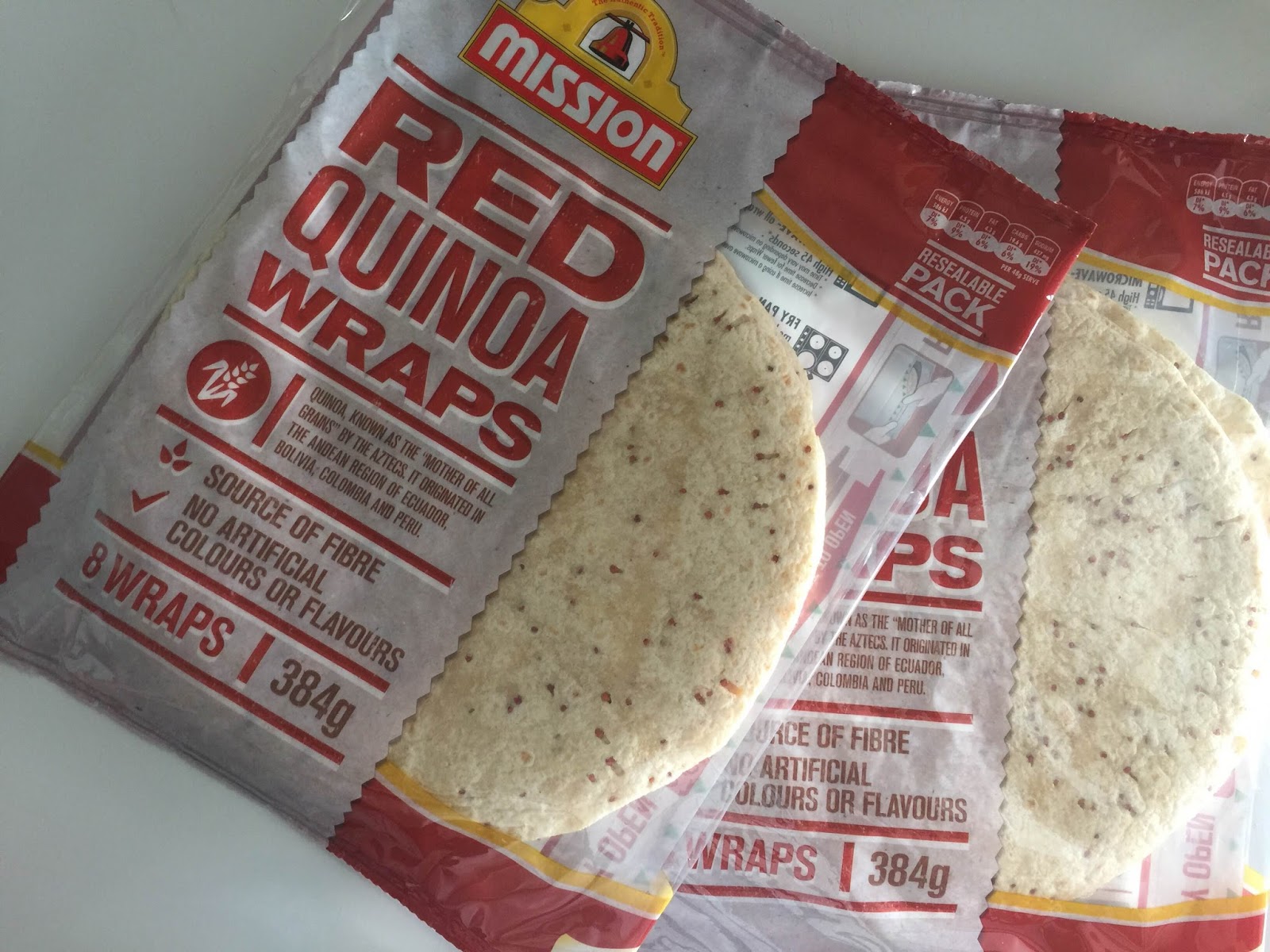 Mission Foods Red Quinoa and Chia Wraps REVIEW