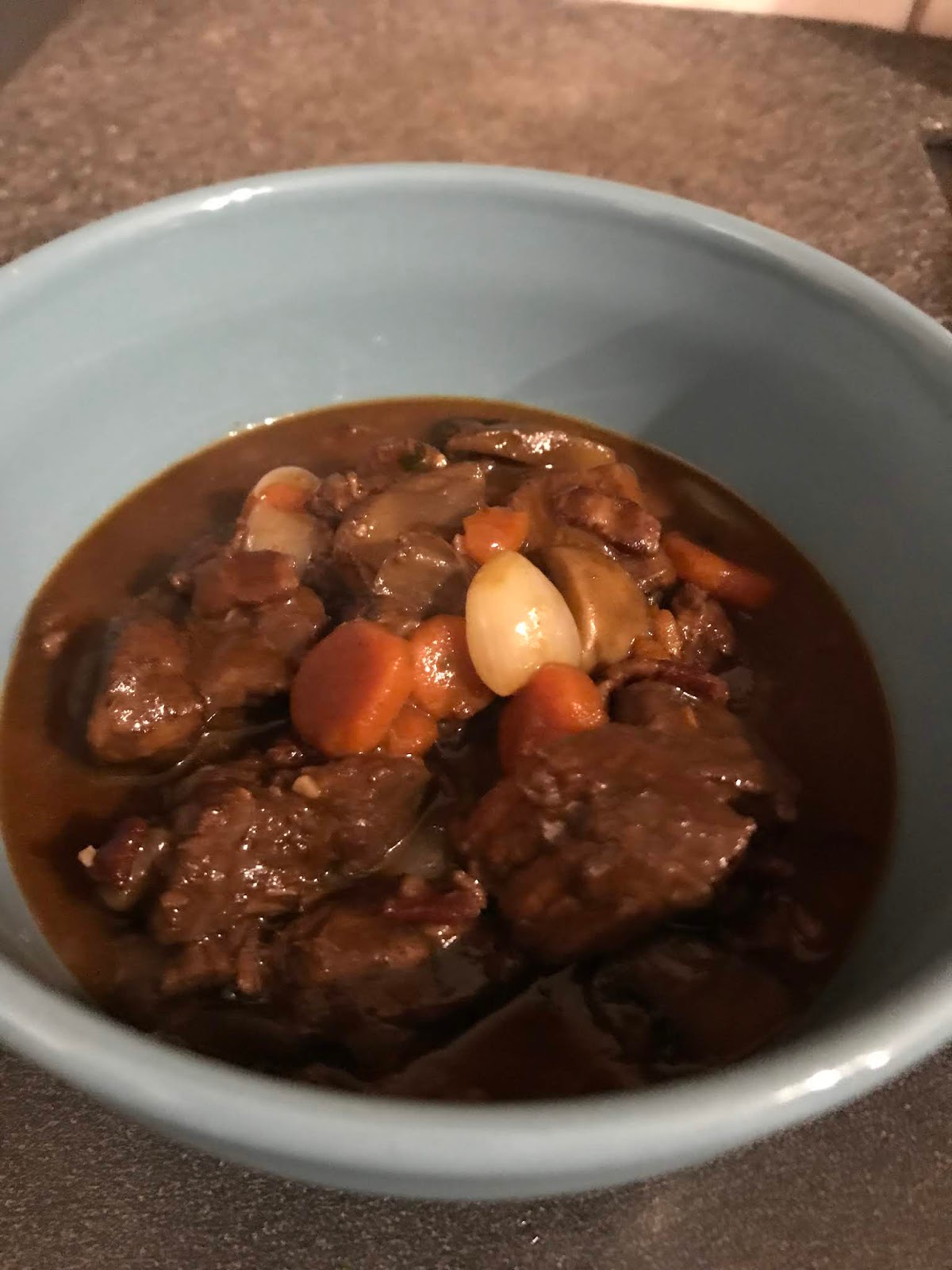 Julia Childs Beef bourguignon