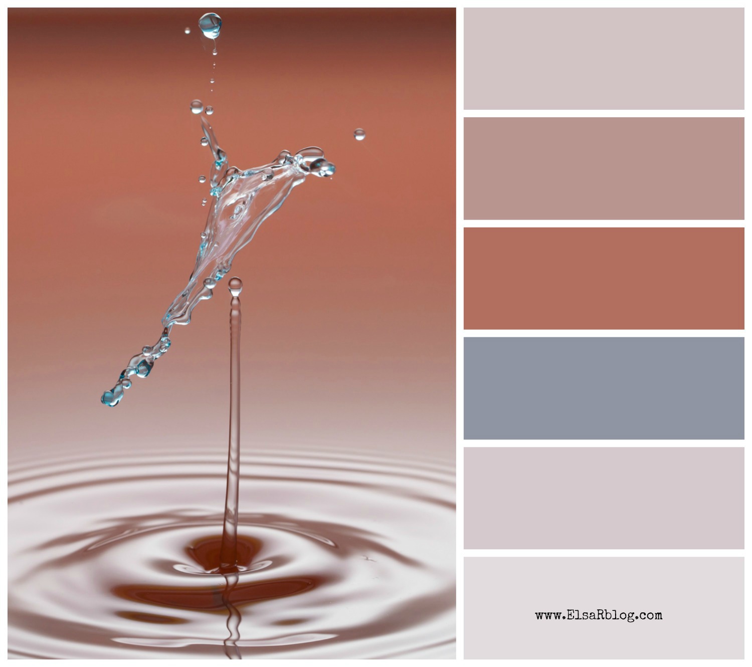 kleurenpalet met oud roze en grijs blauw kleurenpalet met oud roze en grijs blauw