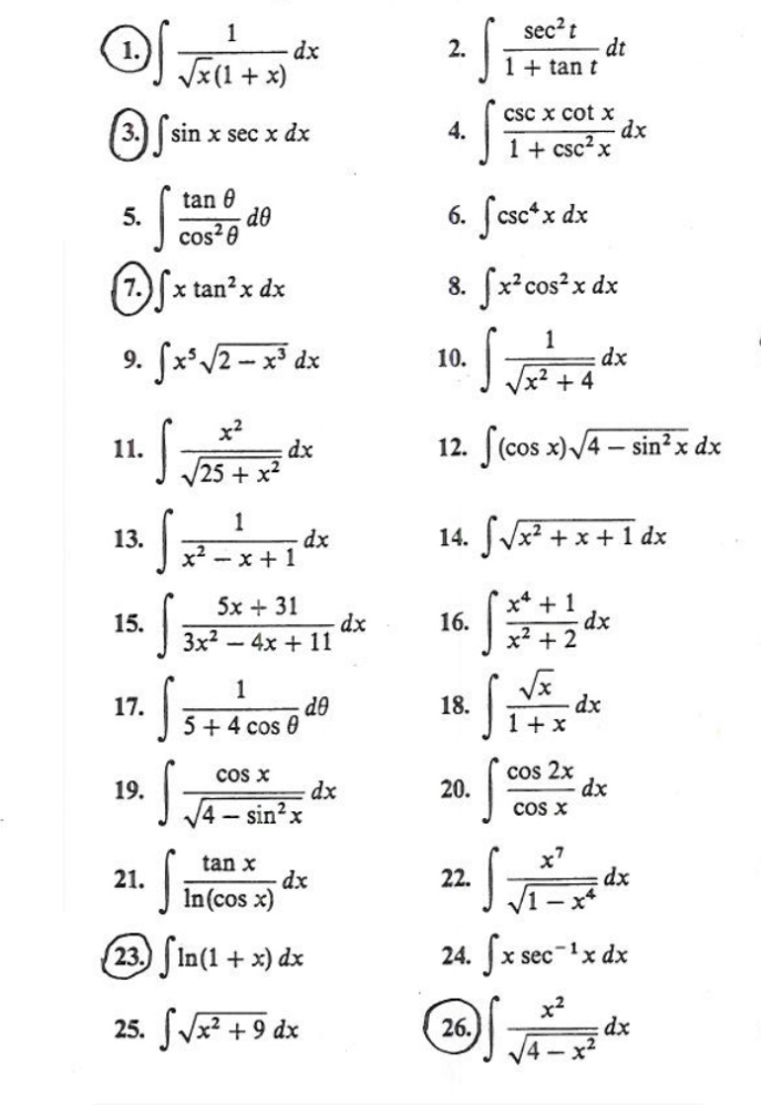 100 Integral Problems And Solutions Part 1 Hasbiansyah Cahyadi