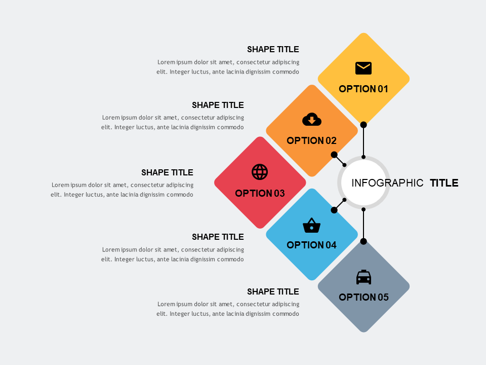 Rhombus Arrow Arrange PowerPoint Templates PowerPoint Free