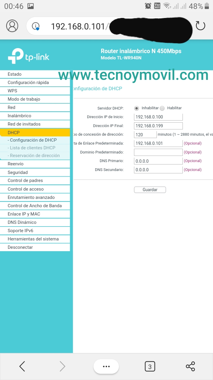 melodía envase vamos a hacerlo ip router vtr Un pan Para buscar refugio