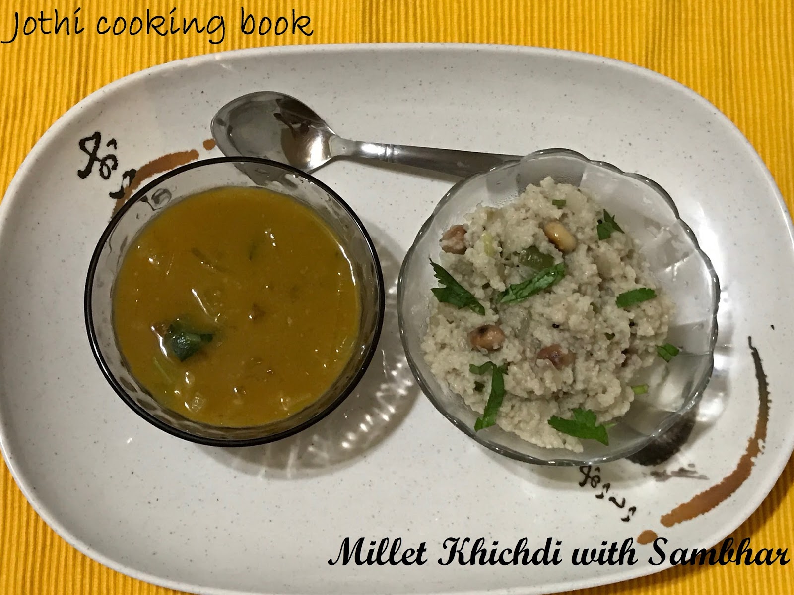 Jothi Cooking Book Barnyard millet khichdi