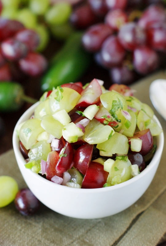 Grape Salsafor chips, chicken or fish! The Kitchen is My Playground