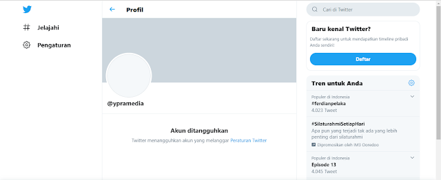 Cara Mengatasi Akun Twitter yang Ditangguhkan / Disuspend