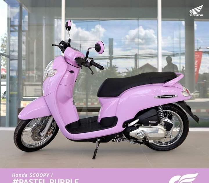 Apakah Scoopy Thailand Warna Pastel Sudah Ada di Indonesia? Ini