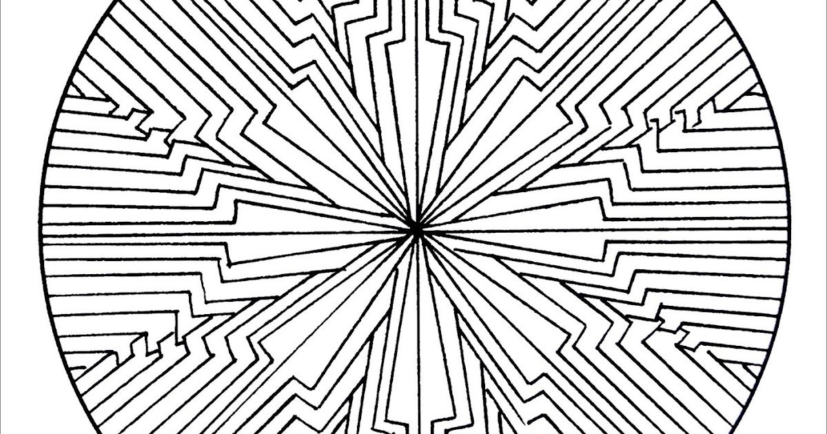 Mandalas mit geometrischen Mustern ~ Free Mandala