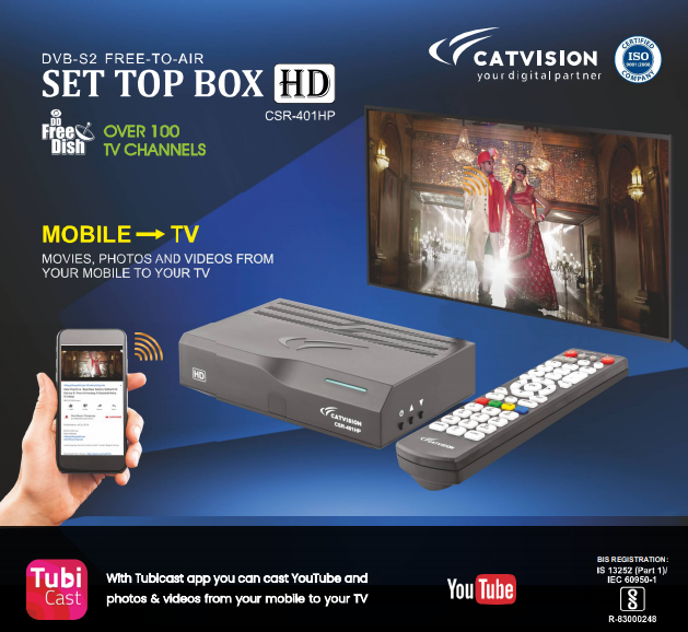 Catvision Set Top Box Review Hindi