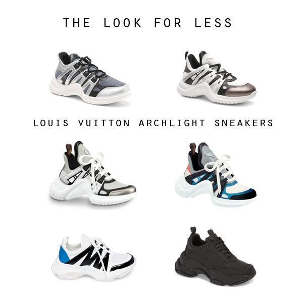 Fashion Trend Guide: The Look for Less - Louis Vuitton Archlight Sneaker  Dupes