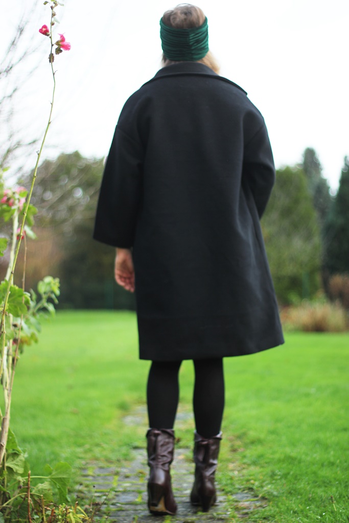 Black Oversize Coat Retro Street Station Bloglovin