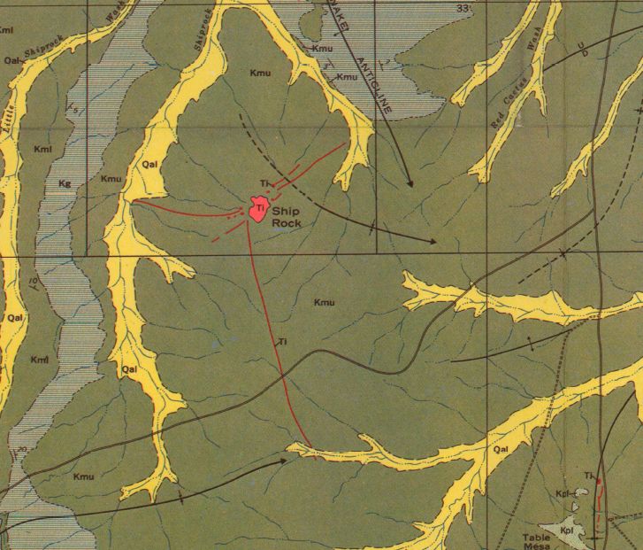 Shiprock Map