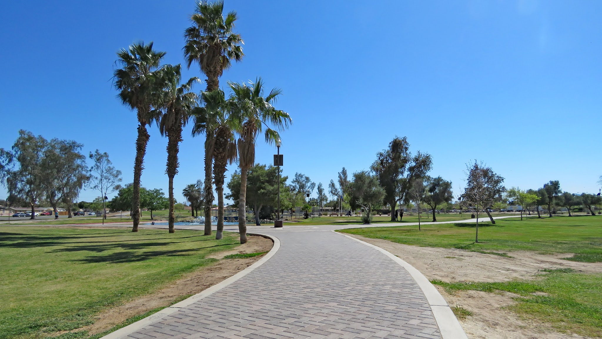 Rolling in an RV Wheelchair Traveling...... Bucklin Park Walking Trail