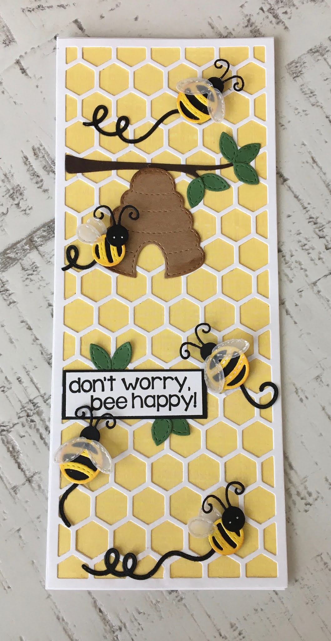 Stamper at Heart: Don't Worry Bee Happy