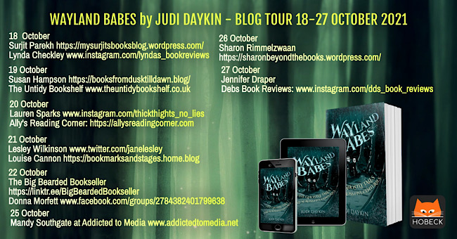 Wayland Babes by Judi Daykin | Blog Tour Banner