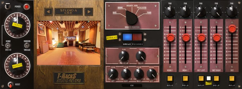 IK Multimedia releases T-RackS FAME Studio Reverb