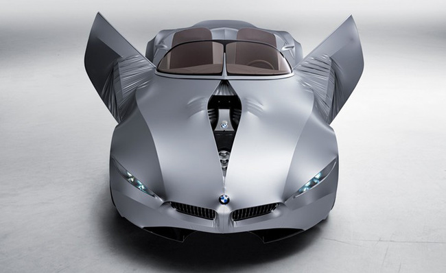 Bmw car made out of cloth #3
