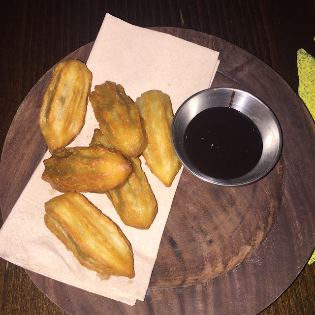 Bossa Grill, Leeds. Churros with chocolate