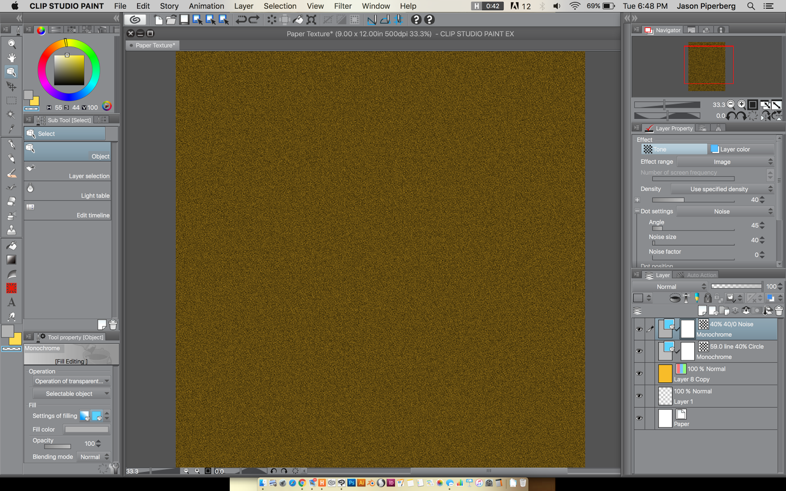 Tutorial Making a GREAT Paper texture in Clip Studio Paint (Manga