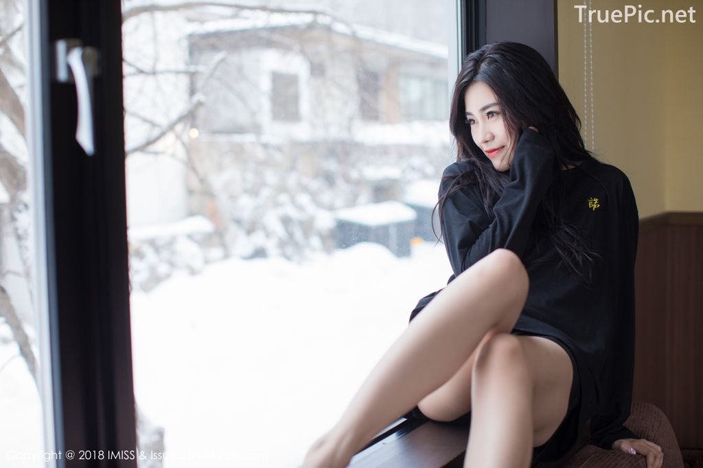 Image-IMISS-Vol.262-Sabrina model–Xu-Nuo-许诺-Sparkling-White-Snow-TruePic.net- Picture-35