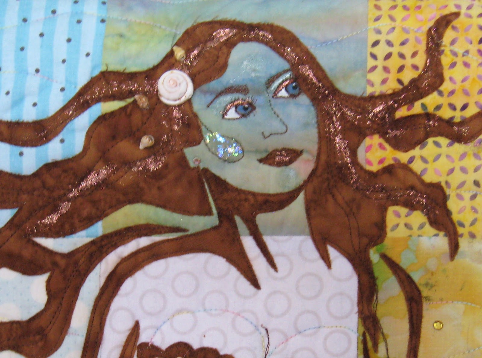 Artsy Chick Quilts: Tale of Two Mermaids