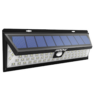 Noticias Ofertas y Oportunidades: 54 LEDs Lámparas Solares Mpow de Foco