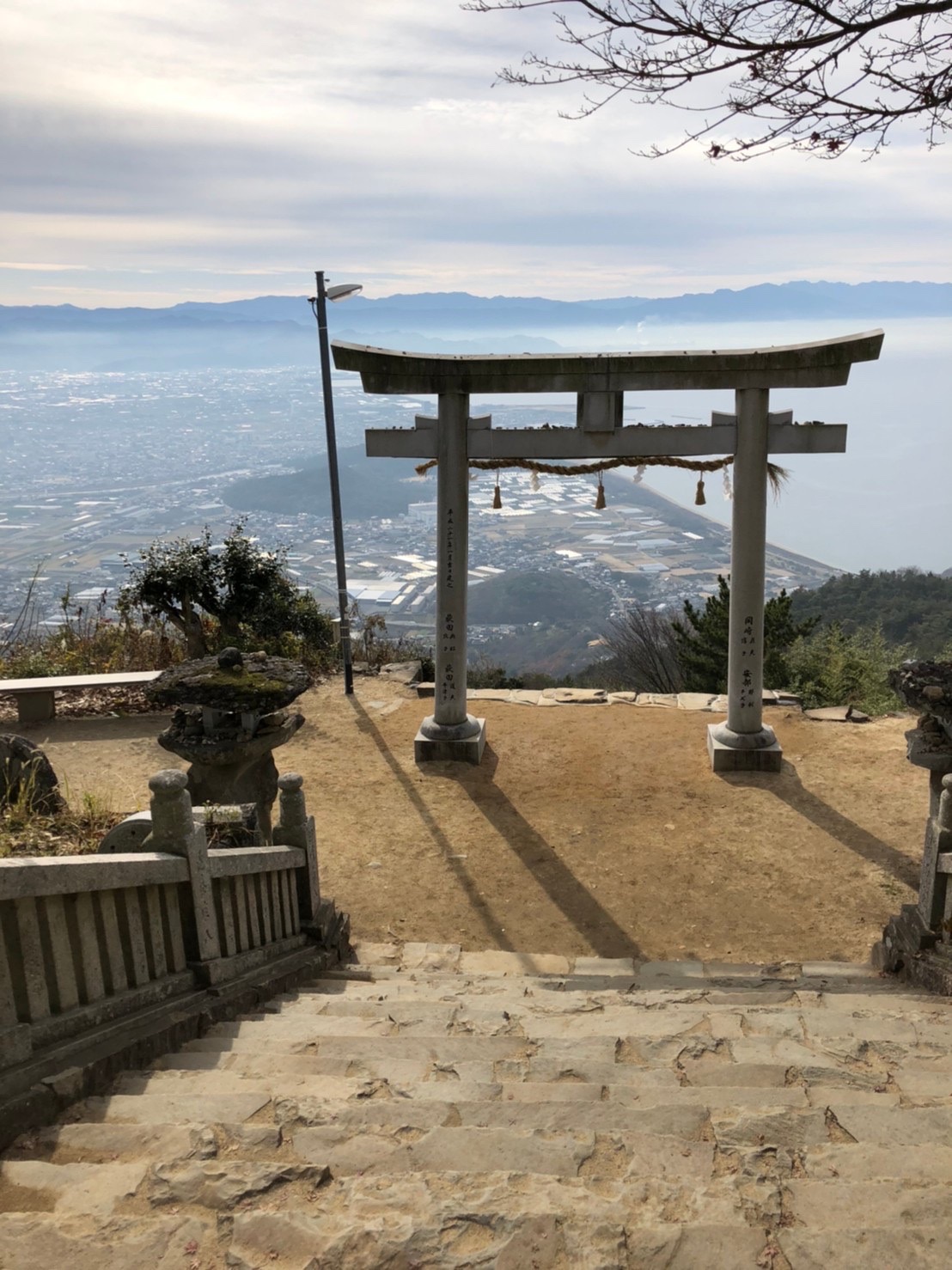 Takaya Shrine and sand painting of 