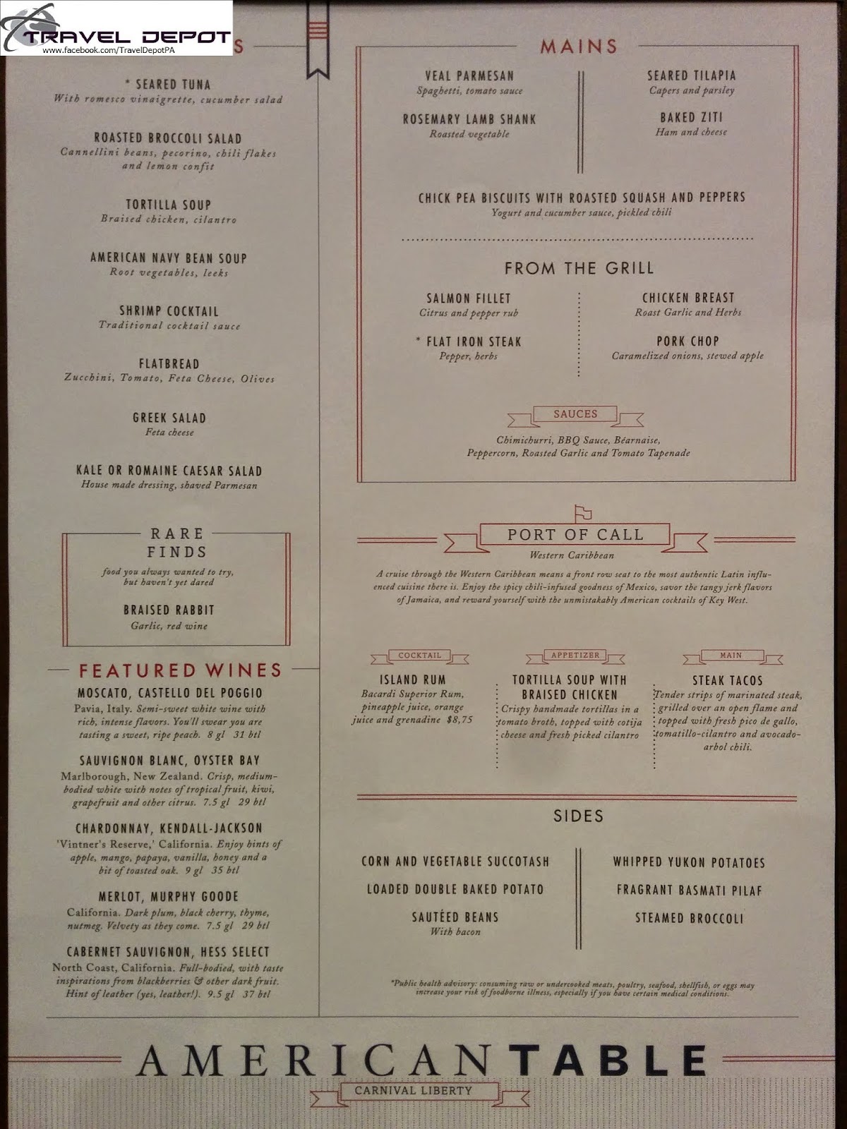 Carnival Liberty dinner in the dining room Travel Depot