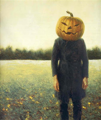 Pumpkinhead Self Portrait by Jaime Wyeth