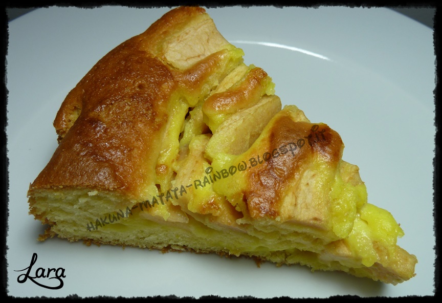 torta di mele con crema pasticcera (senza burro)