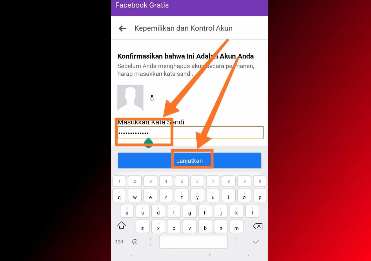 Cara MENONAKTIFKAN FB sementara lewat HP