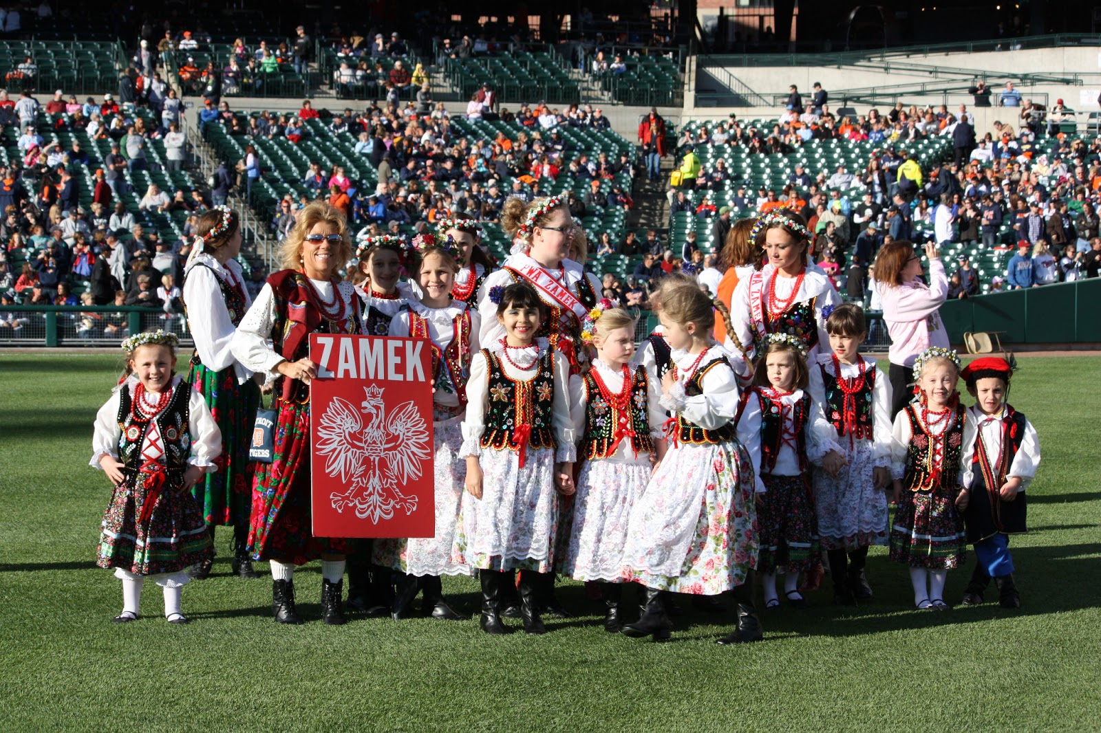 The Murphy Triplets Polish Night at Comerica Park