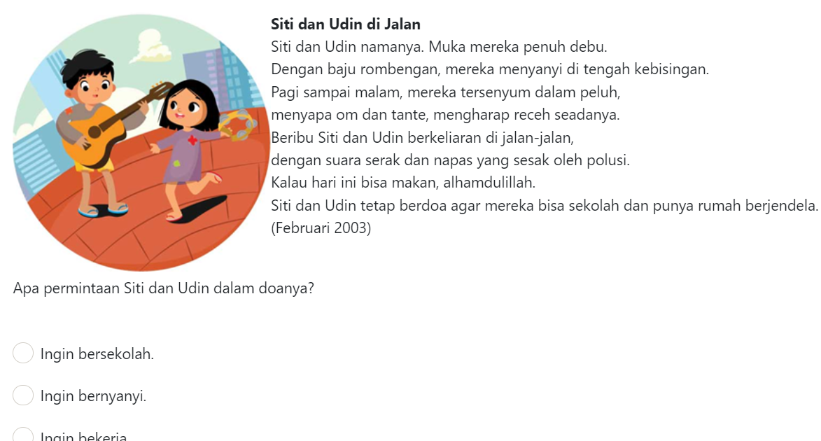 Soal unbk kelas 5 semester 1