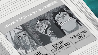 ワンピースアニメ アプー キッド ホーキンス 海賊同盟 Pirate Alliance