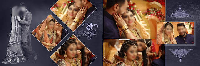 Mix Creative Wedding Album Design 12x36 Psd Sheets Download