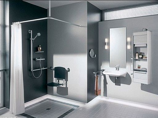 Behindertengerechte Dusche Behindertengerechte Dusche