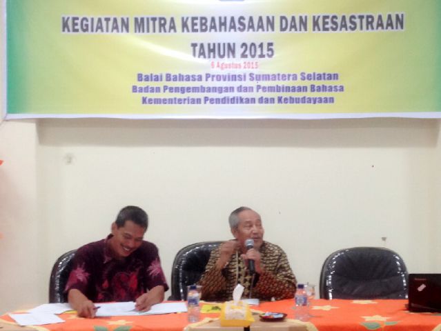 Upaya pelestarian Sastra Tutur Sumsel Yang Hampir Punah? Bergurulah pada “Metode Iqra” FOTO BALAI BAHASA