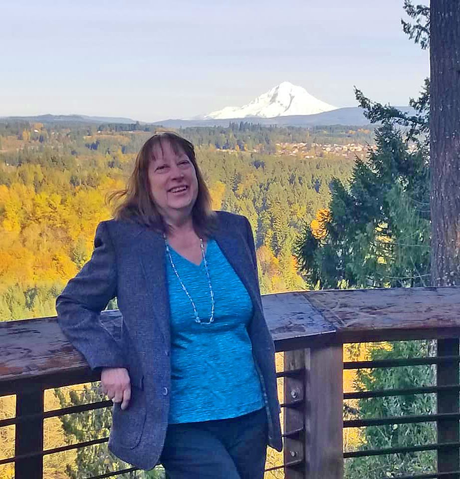 rose at McIver State Park. Mt Hood behind me