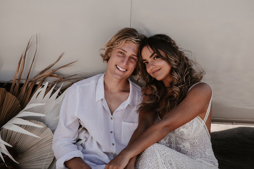 to the aisle australia | run away with me boho styled shoot perth Jypsea photography perth weddings sand dunes elopement bridal gowns hair makeup florals styled boho