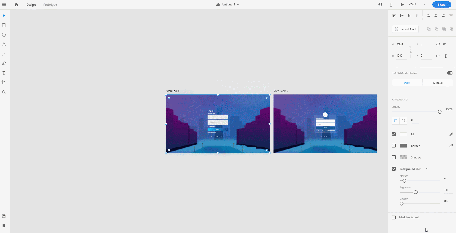 Adobe xd video background haustop