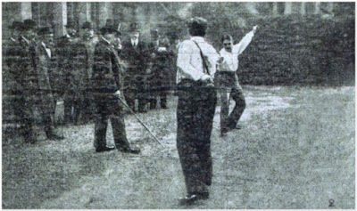 Georges Casella à l'épée, 1910