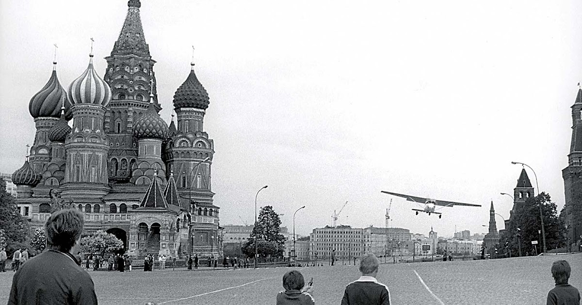 Матиас руст на красной площади 1987