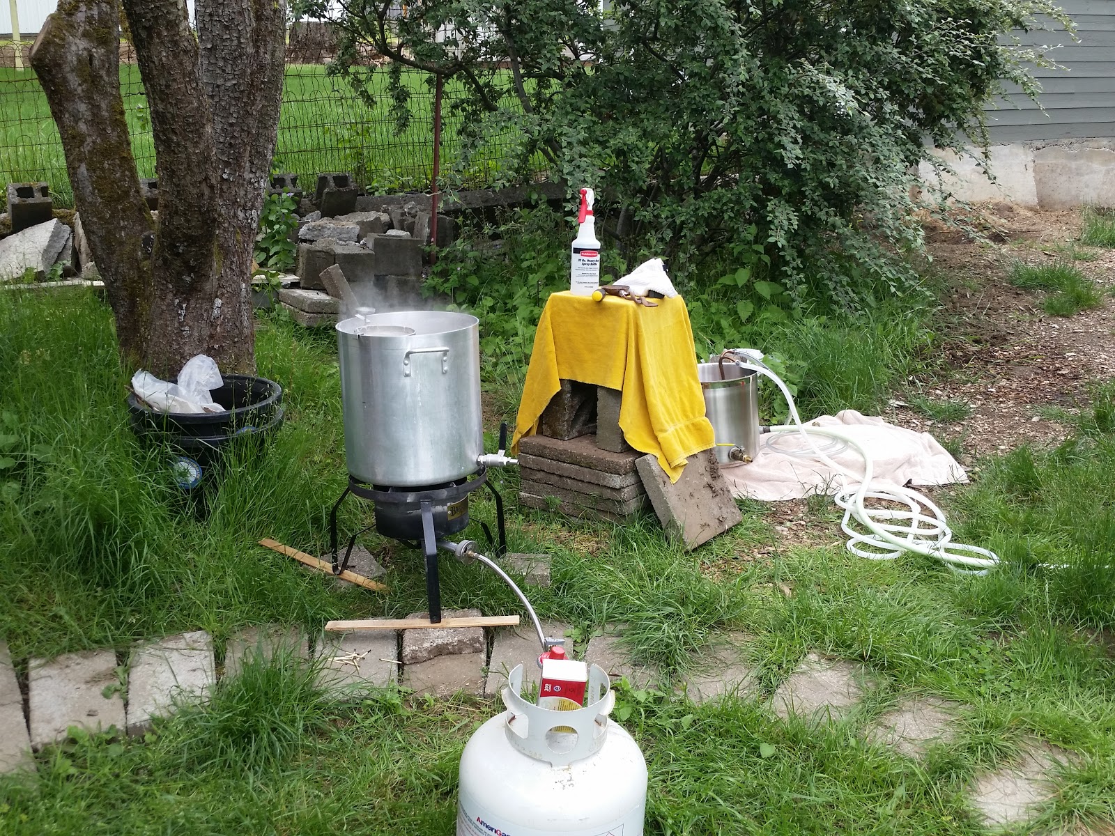The first keg, a porch pounder