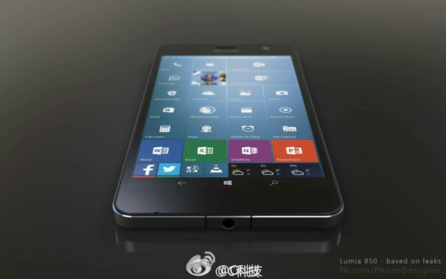 Microsoft Lumia 850 Specs & Render Images Leaked Online