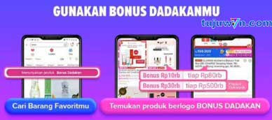 fungsi menggunakan bonus dadakan di lazada